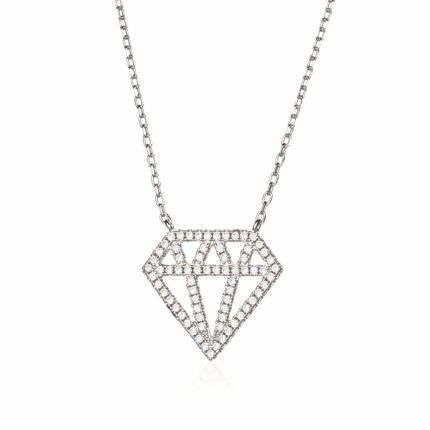 שרשרת כסף - Crystal Edge