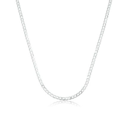 שרשרת כסף - Barely There - 3MM