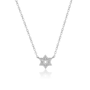 שרשרת כסף מגן דוד