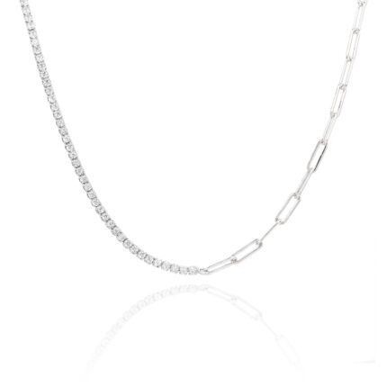 שרשרת טניס משולבת - Dual Essence