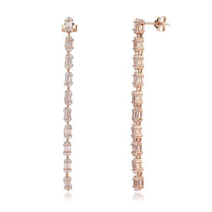 עגיל נופל - Timeless Glamour Rose