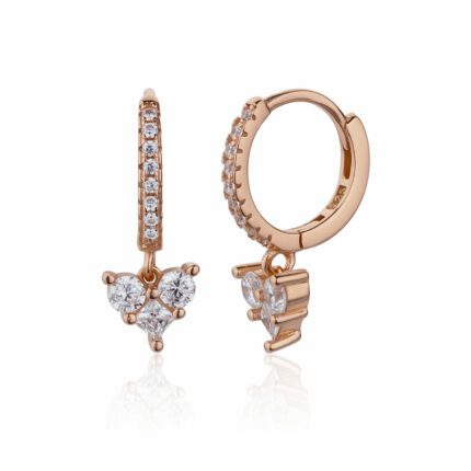 עגיל רוז גולד - Trinity Glow