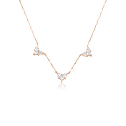 שרשרת קולר – Lustrous Love Rose