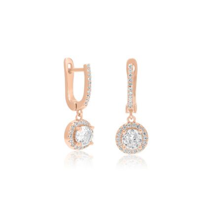 עגיל רוז גולד - Radiant Charm