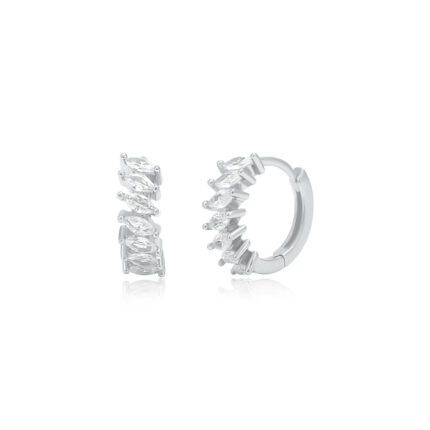 עגיל כסף - Crystal Mirage