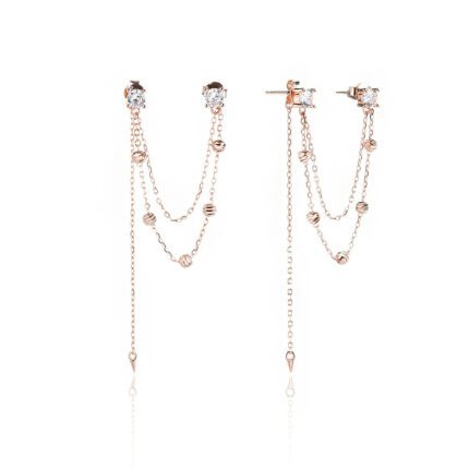 עגיל מטפס – Lunar Drizzle Rose