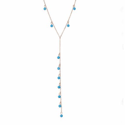 שרשרת עניבה – Azure Cascade Golden