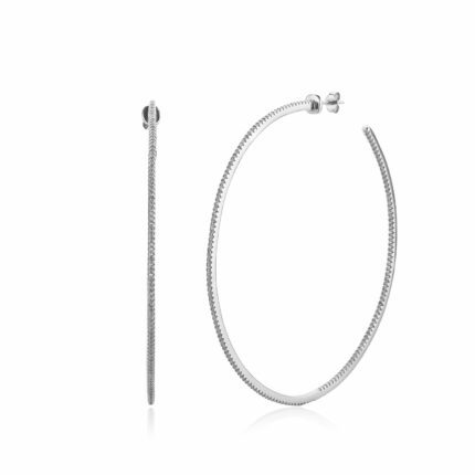 עגיל כסף - Lunar Elegance