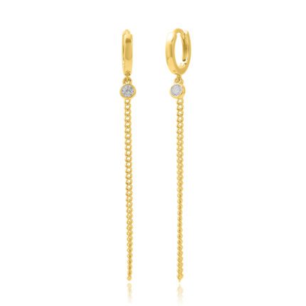 עגיל נופל - Velvet Glow Golden