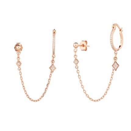 עגיל מטפס - Diamond Path Rose