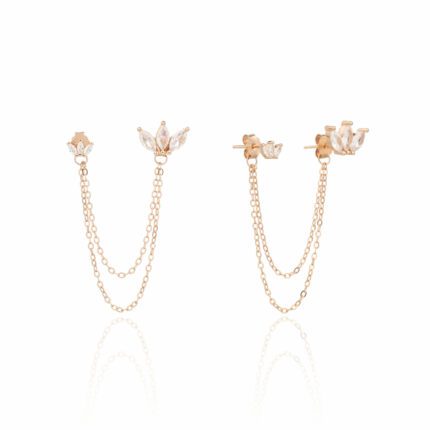 עגיל מטפס - Radiant Crown Rose