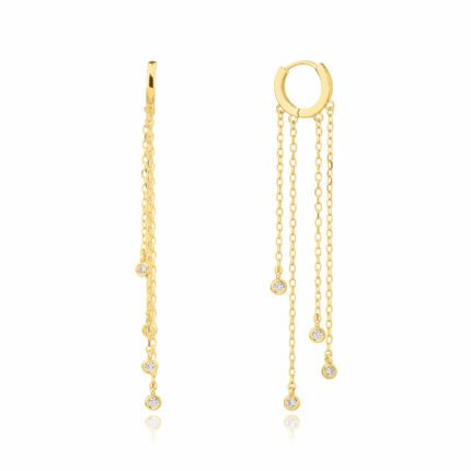 עגיל נופל - Sunbeam Drops Golden