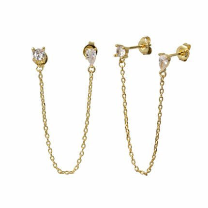 עגיל מטפס – Ethereal Grace Golden