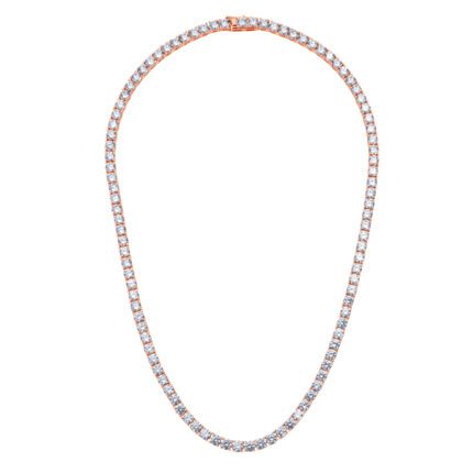 שרשרת טניס - 4mm - Rose Gold