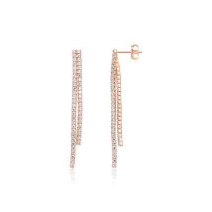 עגיל נופל - Stellar Drapes Rose