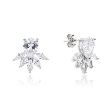 עגיל כסף - Lily Radiance