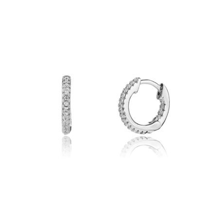 עגיל כסף - Starlit Elegance - 10MM