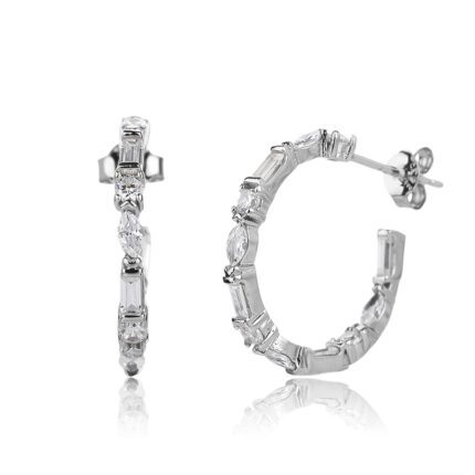 עגיל כסף - Elysian Hoops