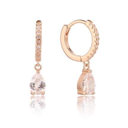 עגיל רוז גולד – Crystal Cascade