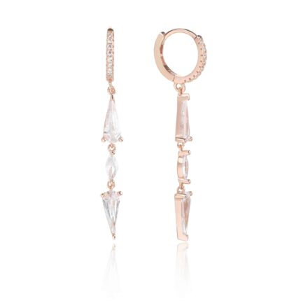 עגיל נופל – Ice Shards Rose