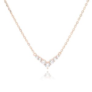 שרשרת - Heart Glow Rose