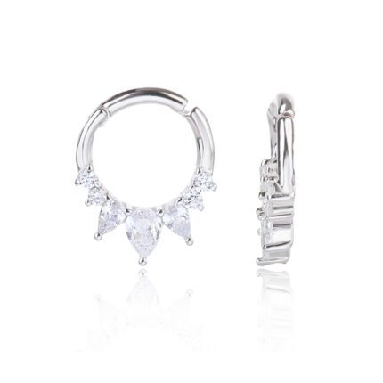 עגיל כסף - Lustrous Crown