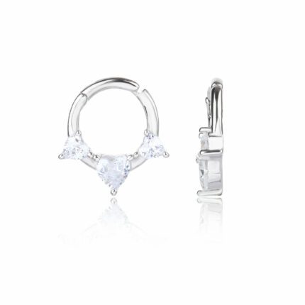 עגיל כסף - Trinity Love