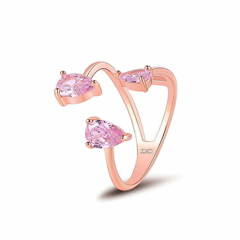 טבעת – Diamond Cascade Rose טבעת – Diamond Cascade Rose