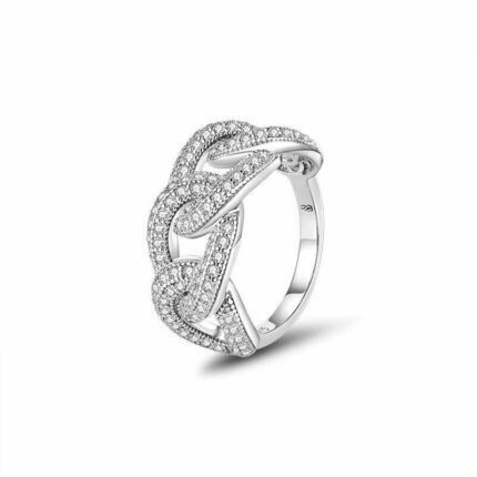 טבעת כסף - Lustrous Bond