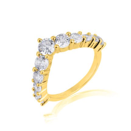 טבעת כסף – Glacier Gleam Golden