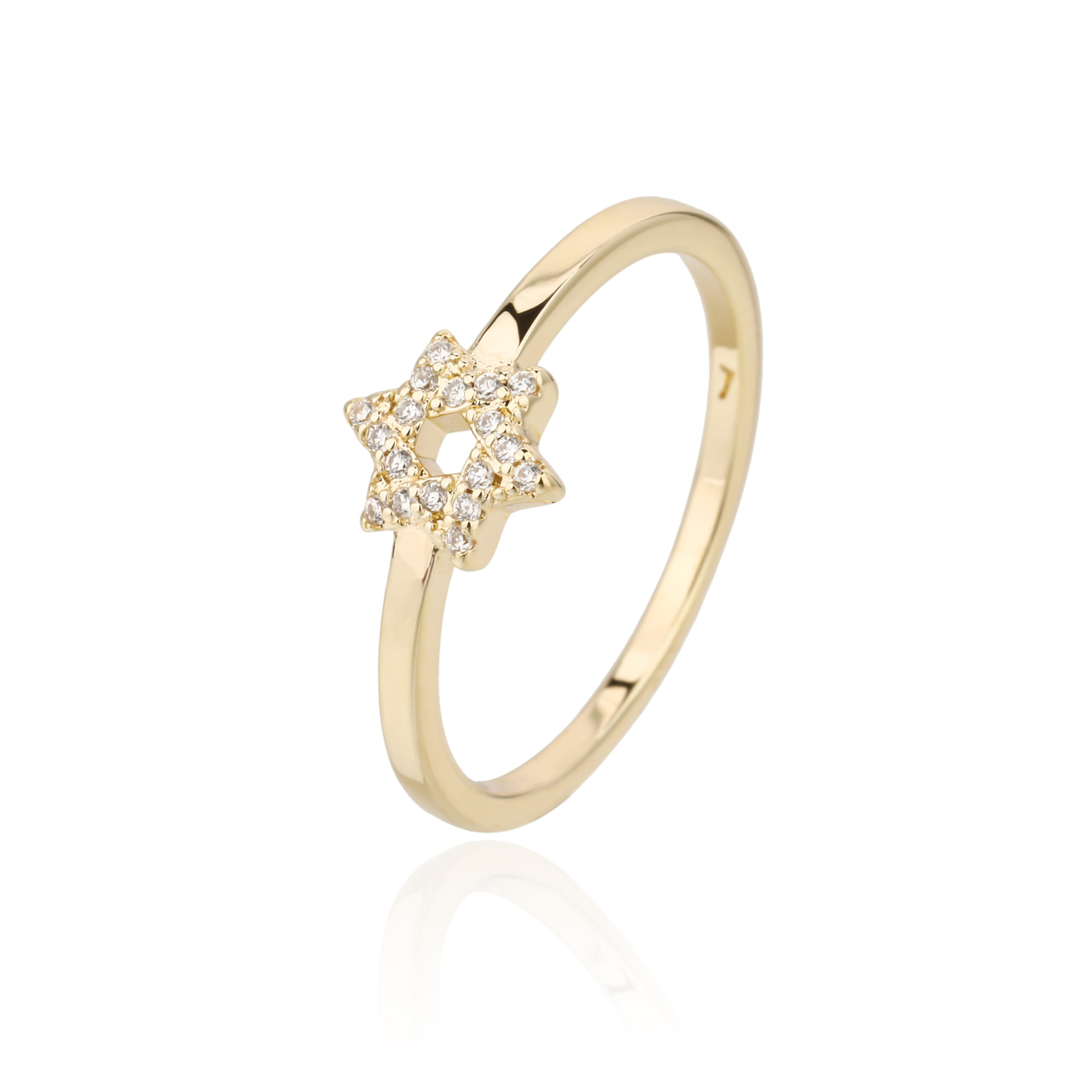 טבעת זהב מגן דוד טבעת זהב מגן דוד