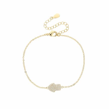 צמיד חמסה משובץ