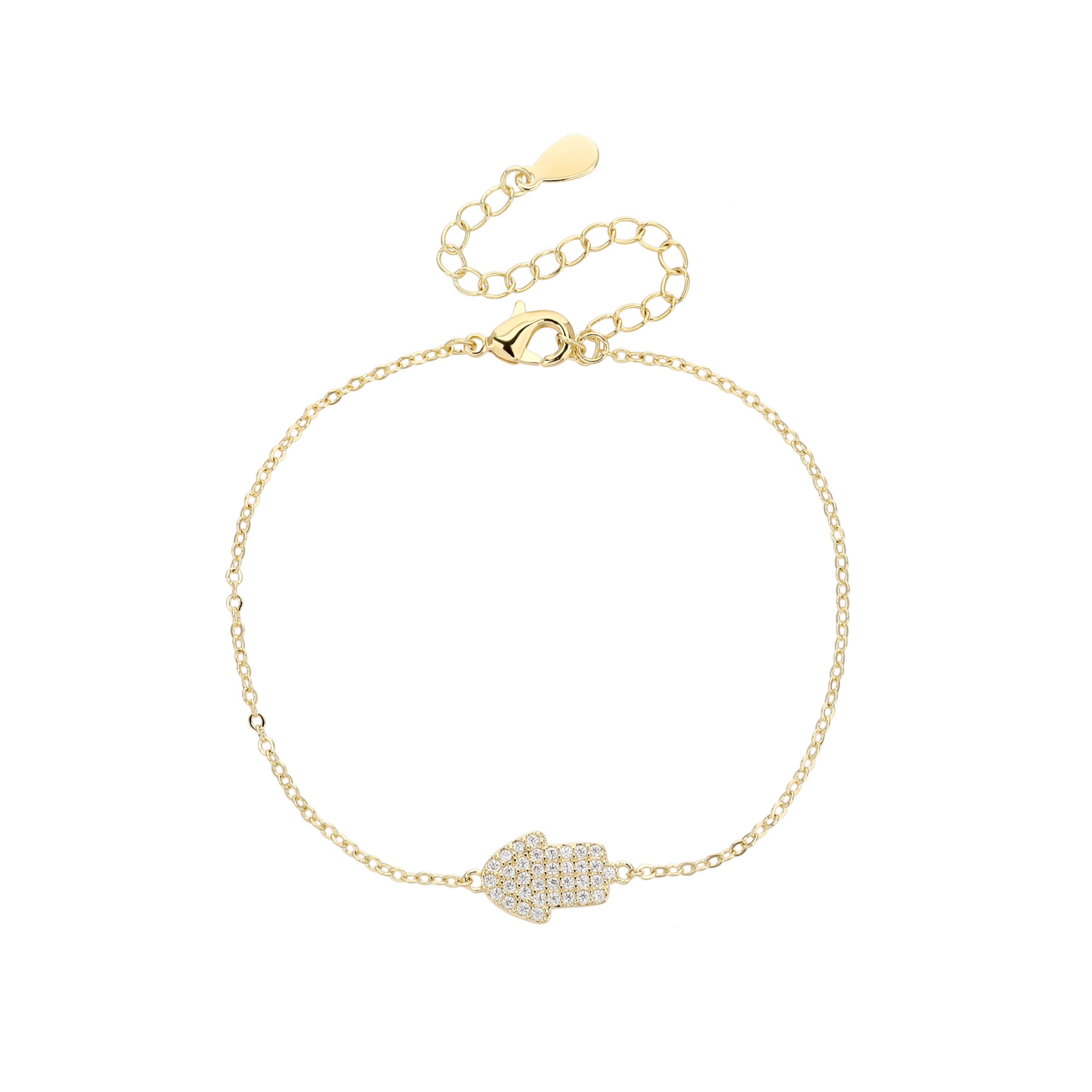 צמיד חמסה משובץ צמיד חמסה משובץ