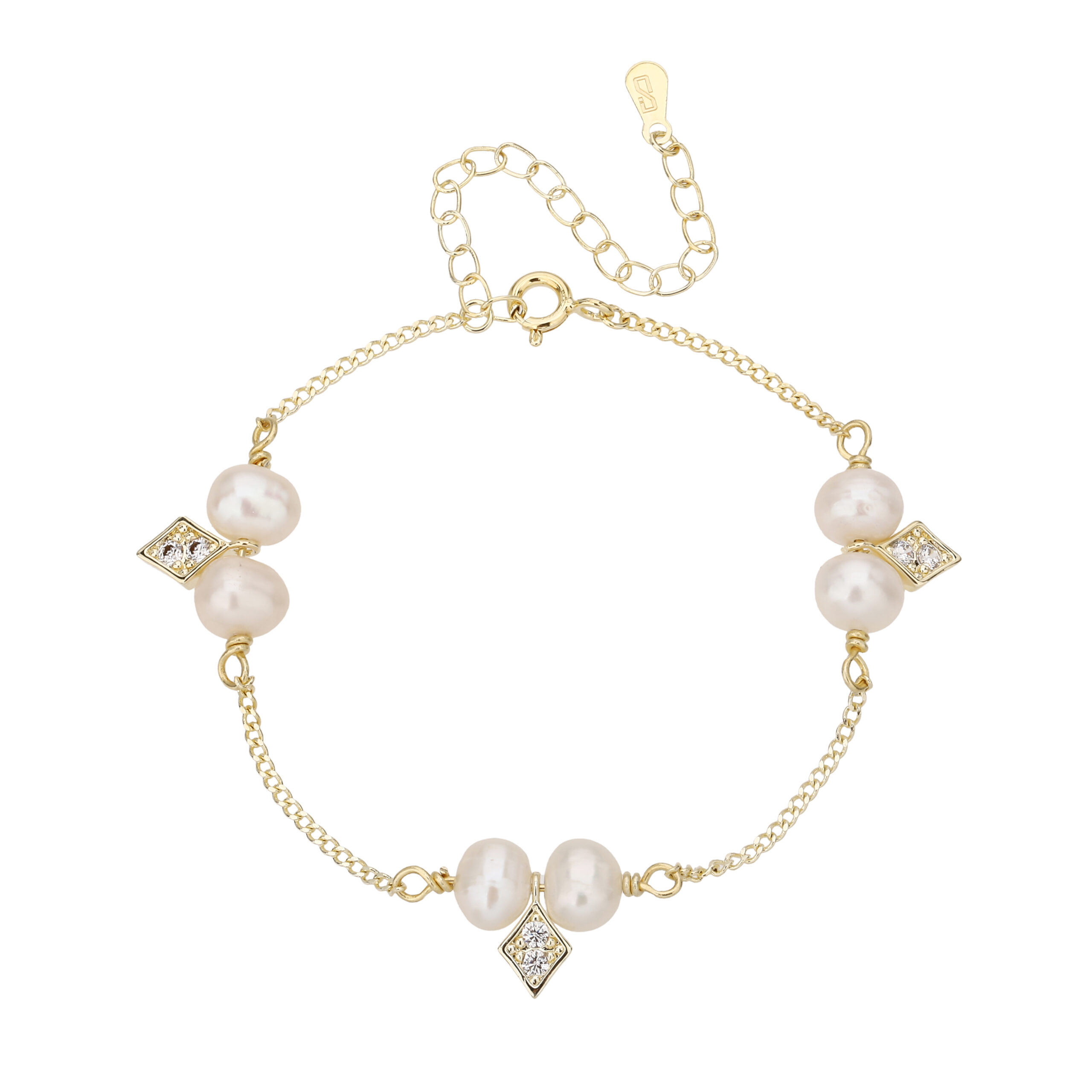 צמיד - Pearl Glow Golden צמיד - Pearl Glow Golden