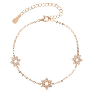 צמיד מגן דוד טריפל