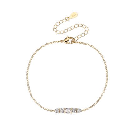 צמיד - Grace Row Golden